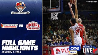 NorthPort vs Brgy Ginebra highlights  PBA Season 48 Commissioners Cup  Jan 7 2023 [upl. by Jevon]