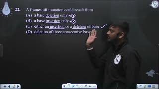 A frameshift mutation could result from [upl. by Elagiba]