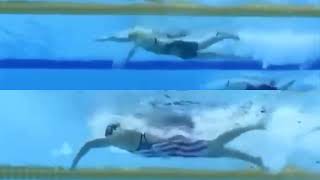 Katie Ledecky vs Ariarne Titmus Freestyle Technique Comparison [upl. by Esej]