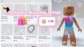 17k preppy Roblox shopping spree 🛍️🤑🤩 [upl. by Anehs]