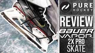 Bauer Vapor 2X Pro Goalie Skates  Product Review [upl. by Llessur]