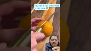 Melhor maneira de corta sua laranja hack dicas truques utilidade frutas laranjas [upl. by Touber]