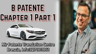 B Patente Driving Licence Chapter 1 Part 1 [upl. by Dlnaod256]