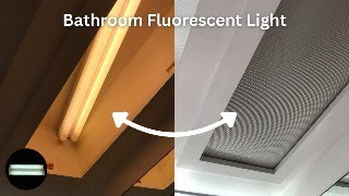 F40T12 quotFaux Trofferquot Fluorescent Light in My Bathroom  rapidstart12 [upl. by Roman21]