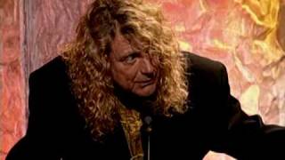 Led Zeppelin accept award Rock and Roll Hall of Fame inductions 1995 [upl. by Lucretia]