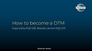 How to become a DTM [upl. by Baggott656]