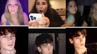 cant believe its real🥰Damian kater omegle handsome boy reaction [upl. by Aihsa]