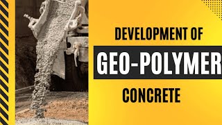 Geopolymer concrete [upl. by Gniy]