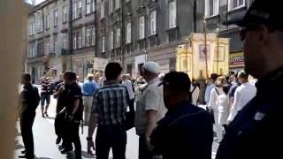 Protest podczas procesji w Przemyślu [upl. by Xanthe]