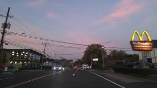 Driving on Route 1 from Port ChesterNew York to Cos CobConnecticut [upl. by Yekcim912]