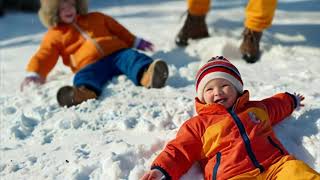 The Friendly Snowflakes  Kids poem [upl. by Francie]