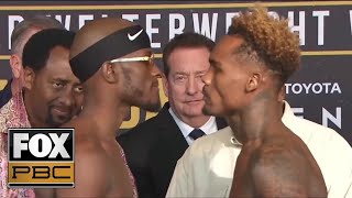 Jermell Charlo vs Tony Harrison II  WEIGHINS  PBC ON FOX [upl. by Notsla]