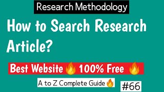 Search and Download Research Articles Free  Best free websites tutorial Science Direct [upl. by Yenffad322]