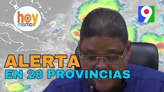 ¡ALERTA COE aumenta las alertas en 28 provincias por las lluvias  Hoy Mismo [upl. by Oiramd101]