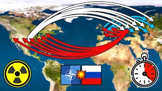 Así Sería una Guerra Nuclear entre Rusia y la OTAN  Minuto a Minuto [upl. by Ehcnalb706]