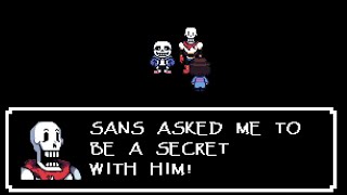 A Sans and Papyrus SECRET in the VOID Undertale Bits and Pieces [upl. by Tomkins379]