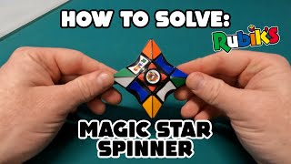 Learn How to Solve a Rubiks Magic Star Spinner in 3 Easy Steps Beginner Tutorial [upl. by Maag850]