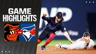 Orioles vs Blue Jays Game Highlights 6524  MLB Highlights [upl. by Mook71]