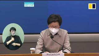 LIVE Hong Kongs Chief Executive Carrie Lam press conference [upl. by Ytineres221]