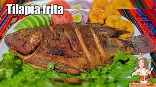 CÓMO PREPARA PESCADO FRITO EXTRA CROCANTE tilapia [upl. by Asyral787]