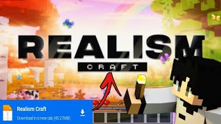 ✅Como descargar Realism Craft gratis para Minecraft pe 121  Addons Minecraft [upl. by Deeraf]