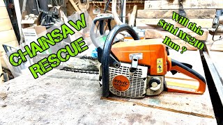 Fixing up this Stihl Ms210 chainsaw [upl. by Stoops523]