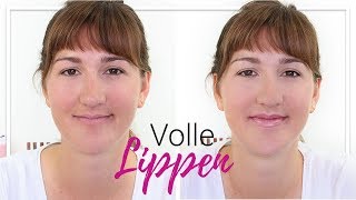 Lippen voller schminken Anleitung [upl. by Oram]