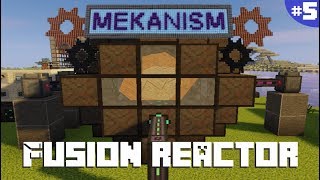 FUSION REACTOR TUTORIAL PARTE 5  MEKANISM 1122 MINECRAFT MOD [upl. by Hanway663]