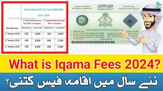 Iqama Fees in 2024  Iqama Fees new schedule  Iqama fees in installment 2024  iqama update 2024 [upl. by Blumenfeld]