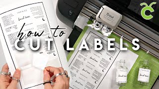 How to Make Product Labels using Cricut Explore Air 2 [upl. by Eiraminot]