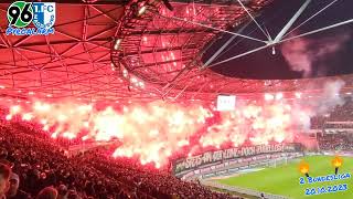 Hannover 96 Pyro vs 1FC Magdeburg 201023 2bundesliga pyroalarm h96 [upl. by Brendis15]