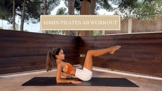 10MIN everyday pilates hourglass ab workout  no equipment or repeats [upl. by Holey]