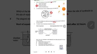 Biology paper 1 2021 Question 1 to 5 only answered [upl. by Nohsar]