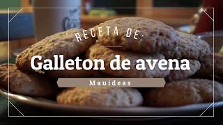 Receta galleton de avena [upl. by Dranyl728]