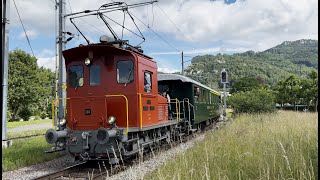 OeBB OensingenBalsthalBahn AG Te 130 mit Shuttle Zug anlässlich 125 Jubiläum [upl. by Aniahs548]