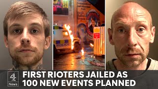 UK riots Police brace for unrest as farright plan 100 gatherings [upl. by Amekahs297]