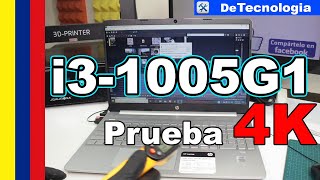 6QW51LA ABM HP 15dy1001la i31005G1 Test Edición 4K  Portátiles Para Edición Colombia Parte 3 [upl. by Dowlen712]