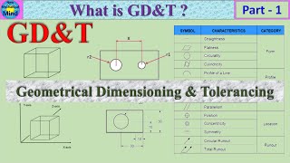 GDampT  Part 1  what is GDampT  geometrical dimensioning and tolerancing Explained  in Tamil [upl. by Artimed]