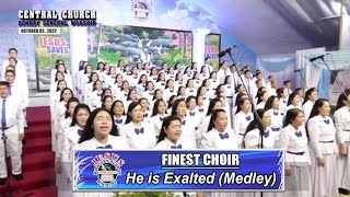 JMCIM  He is Exalted Medley  Finest Choir  October 2 2022 [upl. by Gherardi]