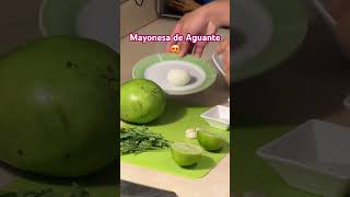 Como Hacer Mayonesa de Aguacate 🥑 shorts [upl. by Anav]