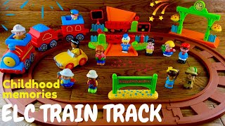 ELC Happyland Train Track Car Figures Playset Kids Toys Childhood Memories [upl. by Seyah]