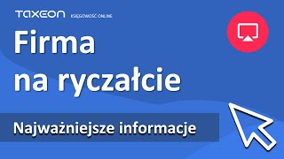 Firma na ryczałcie Najważniejsze informacje dla osób zakładających firmę [upl. by Clute]