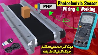 4 Wire PNP Photoelectric Sensor Wiring  Sensor Connection Diagram MianElectric [upl. by Perzan]