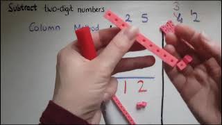 E252 Functional Skills Maths Entry 2 Subtract twodigit numbers [upl. by Notsahc]