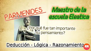 Parmenides  ¿Existe algo o existe la nada Su filosofía [upl. by Mcripley]