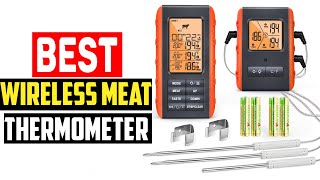 ✅Top 5 Best Wireless Meat Thermometer in 2023 [upl. by Onaicul]