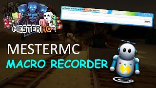 Macro Recorder MESTERMC hez v3 TUTORIAL 2018 64bit [upl. by Nohsav]