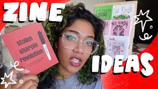 zine inspiration how i pick zine topics [upl. by Virgie]