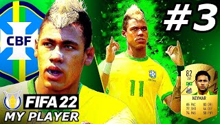 NEYMAR DEBUT FOR BRAZIL🔥🇧🇷  FIFA 22 Neymar Player Career Mode EP3 [upl. by Ettennaej]