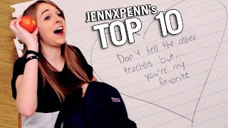 Jennxpenns Top 10 Ways to Be a Teachers Pet [upl. by Enelloc]